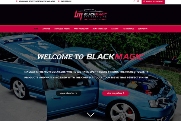 black magic website design mackay