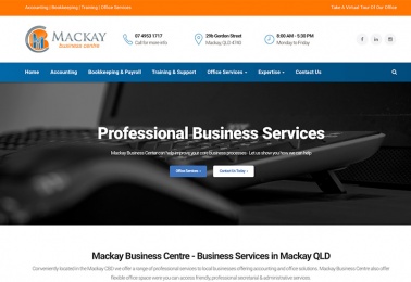 mackay business centre web design